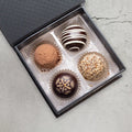 4-piece Luxury Chocolate Gift Box with 4 Sugar-Free Chocolate Truffles