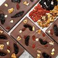 Sweet Fantasy - Milk Chocolate Bar with Prunes, Goji Berries, Walnuts, and Pistachios