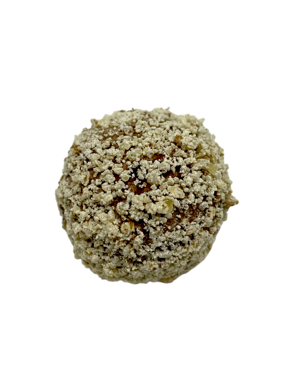 Nutty Lavender Truffle sugar free milk chocolate ganache coated with walnut pieces