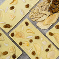 Delectable Peach - Sugar Free White Chocolate Bar with Peaches, Mulberries, and Almonds