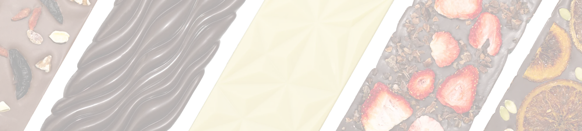 Collection of sugar free milk, dark, and white chocolate bars