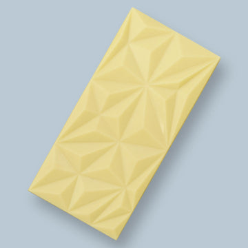 Sugar Free White Chocolate Bar on blue background