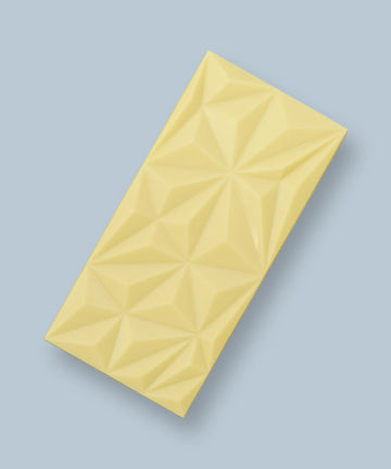 Sugar Free White Chocolate Bar on blue background